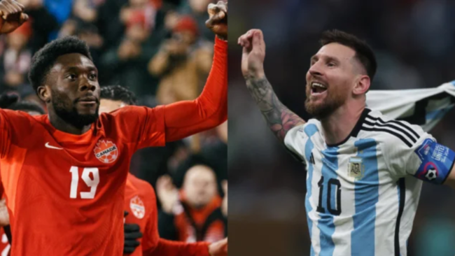 Màn so tài giữa Argentina vs Canada