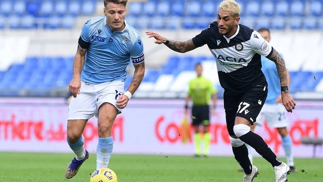 Màn so tài giữa Udinese vs Lazio